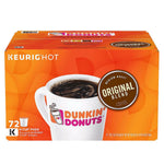 Dunkin' Single-Serve Coffee K-Cup Dark Roast Carton of 4 Boxes of 22