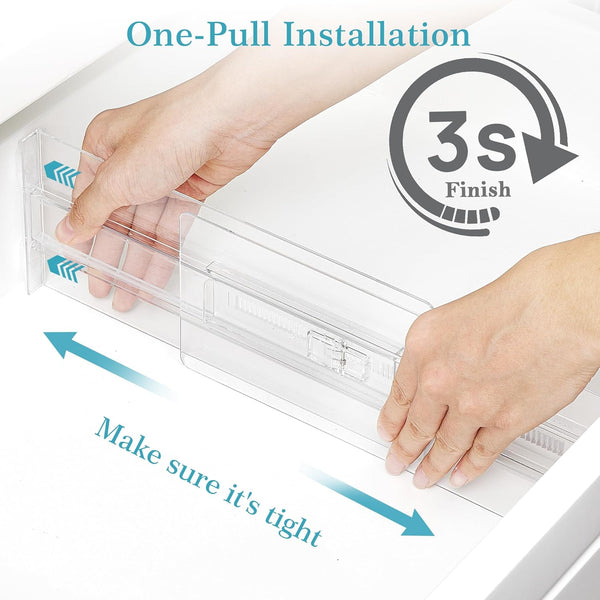 12 Pack Drawer Dividers for Clothes and Storage