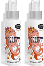 Clean-n-Fresh Toilet Spray, 6.8 Fl.oz Poo Spray | Up to 400+ Uses, 100% Natural Plant Essential Oil Citrus Scent, Bathroom Deodorizer