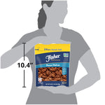 Fisher Chef's Naturals Pecan Halves 24 oz Resealable Bag, Unsalted Raw Nuts