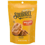 Squirrel Brand Sweet Brown Butter Cashews 3.5 oz Resealable Gluten Free Gourmet Nuts Snack