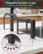 Sakugi Over The Sink Dish Drying Rack with Adjustable 2 Tier Capacity