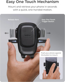 iOttie Easy One Touch Advanced Universal Car Mount Dashboard & Windshield Suction Cup Phone Holder for iPhone, Samsung, Google, All Smartphones