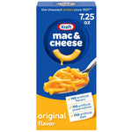 Kraft Mac and Cheese, 7.25 oz Box, Original Flavor, No Artificial Ingredients