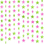Patelai Glitter Star Garland Banner Christmas Decor 130 Feet Star Hanging Bunting Banner Twinkle Backdrop for Homecoming Classroom Wedding Birthday Halloween Party Supplies(Gold)