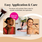 Flat Top Kabuki Foundation Brush By KESHIMA - 1.2 inch Premium Makeup Brush for Liquid, Cream, and Powder