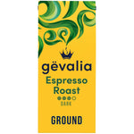 Gevalia Espresso Roast Dark Roast Ground Coffee, 12 oz Bag