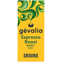 Gevalia Espresso Roast Dark Roast Ground Coffee, 12 oz Bag