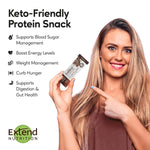 Extend Sugar Free Protein Bars, High Protein and Fiber, Low Carb, Keto Friendly, 12 Count, Chocolate Peanut Butter