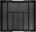 Bamboo drawer organizer for kitchen utensils and storage