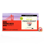 San Francisco Bay Decaf K-Cup Coffee Pods, Dark Roast, 36 count, Commercially Compostable