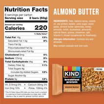 KIND Breakfast Protein Bars Variety Pack, 18 Count, 8g Protein