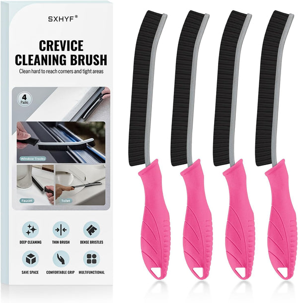 sxhyf crevice cleaning brush hard bristle grout scrub brush for bathroom kitchen household cleaning