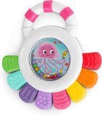 Baby Einstein Outstanding Opus octopus sensory teether rattle multi-use toy, BPA free, chillable, 3 months up, multicolored