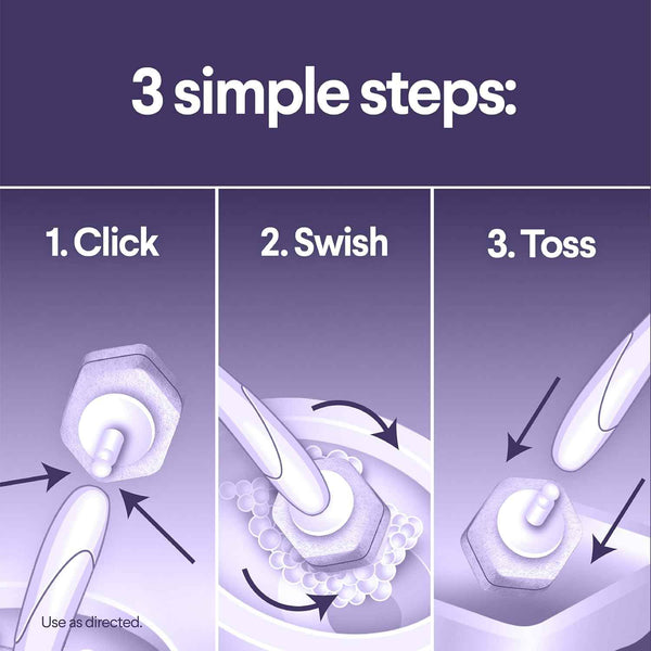 Clorox Scentiva ToiletWand Refills, Lavender and Jasmine, 10 Count, Toilet Brush and Cleaner