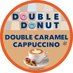 Double Donut Coffee Cappuccino Pods for Keurig K Cups Brewers, 24 Count