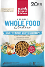 honest kitchen whole food clusters grain free turkey dry dog food 20 lb bag