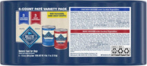 blue buffalo homestyle recipe adult wet dog food, chicken and beef dinner variety pack, 12.5-oz cans, 6 count, 3 of each