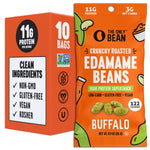 Crunchy Dry Roasted Edamame Snacks in Sea Salt, High Protein, Low Carb, Gluten Free, Vegan