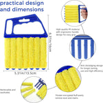 4Pcs window venetian blind cleaner duster tool set for home and office use with microfiber technology