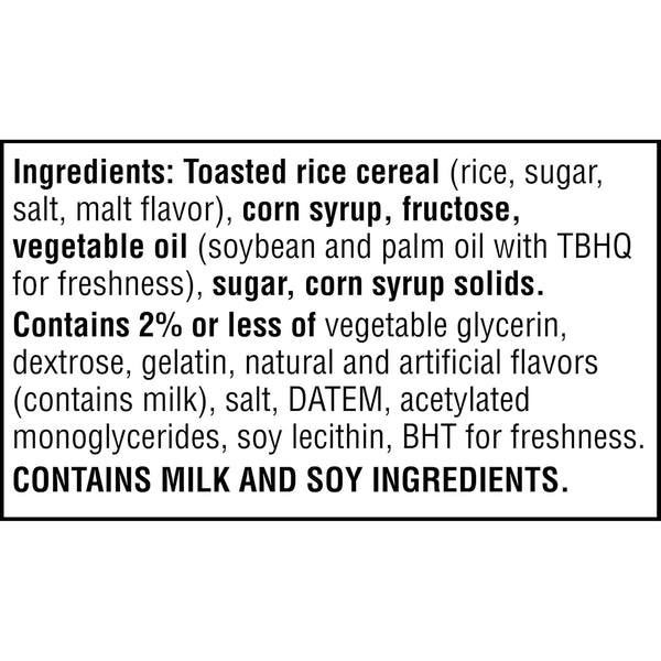 Rice Krispies Original Marshmallow Cereal Bars, 40 Bars, 31.2oz Box
