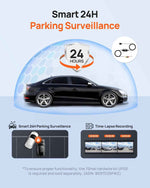 70mai dash cam m310, 1296p qhd, 130° wide-angle fov, wdr, night vision, ios/android, parking monitor, time-lapse