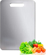 Titanium cutting board set of 3 for kitchen and outdoor use
