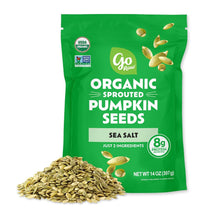 Go Raw Organic Sprouted Pumpkin Seeds, 14 Oz, High-Protein, Gluten-Free, Non-GMO Verified, Vegan, Nut-Free
