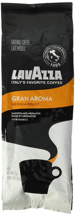 Lavazza Costiera Gran Aroma Light Roast Ground Coffee 12oz Bag, Smooth Aromatic Taste, 100% Arabica, Drip Brewer