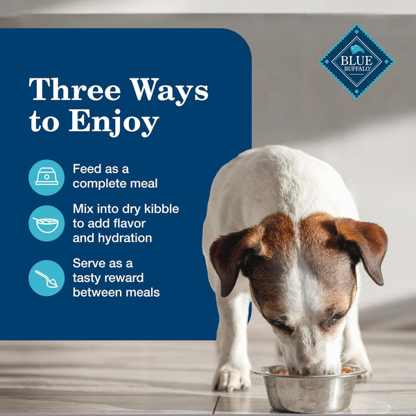 blue buffalo senior chicken dinner wet dog food 12.5-oz cans 12 count