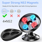 2-Pack Magnetic Phone Holder for Car Dashboard with Strong Magnet