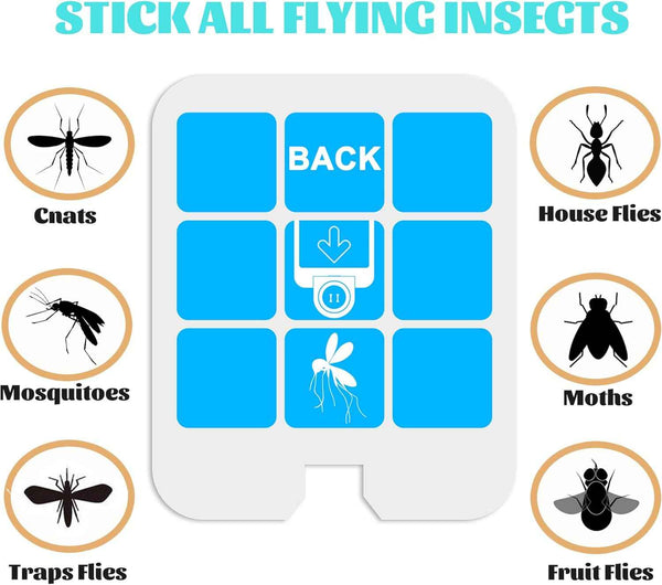 32-pack refill glue cards for Saferr Home SH502 and Dynatrap DT3005W indoor fly traps
