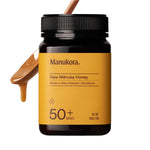 Manukora Raw Manuka Honey MGO 50+ 250g, New Zealand, Superfood, Non-GMO, 3rd-Party Tested, 2000+ Compounds