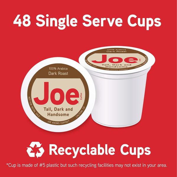 Joe Knows Coffee Single Serve Cups Pods and Capsules 48 Count
