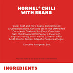 Hormel Chili With Beans - 15 Oz (8 Pack), Classic Beef, Gluten Free, No Artificial Ingredients