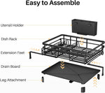 SNTD Extendable Dish Drying Rack for Kitchen Counter
