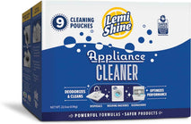 Lemi Shine Appliance Cleaner & Deodorizer - Dishwasher, Washing Machine, and Garbage Disposal Citric Acid Cleaner - 22.5 oz (9 Pack)