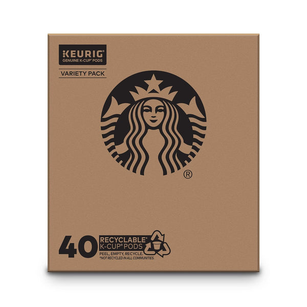 Starbucks K-Cup Coffee Pods Variety Pack 40 Count Keurig Pods