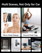 2026 Upgraded for MagSafe Vacuum Car Phone Mount, 2800gf Strong Magnetic Phone Holders for Your Car, 360° Adjustable 98LBS Suction Cup Car Mount, Car & Truck Accessory for iPhone 12–17 Pro Max