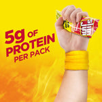 Slim Jim Original 'N Cheese Smoked Meat Sticks, 10 Count, 0.9 oz Each