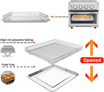 Air Fryer Tray Replacement for Cuisinart TOA-60 TOA-65 TOA-70 Toaster oven tray, 12.4"x11"Air Fryer Basket and air fryer tray pan, Dishwasher Safe