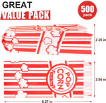 500pcs Paper Popcorn Bags for Party and Movie Nights