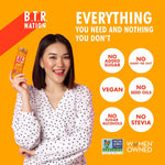 B.T.R Nation Vegan Keto Plant Based Protein Bars - 12 Count, Low Carb, Gluten Free, No Sugar Alcohols, Dairy, Soy