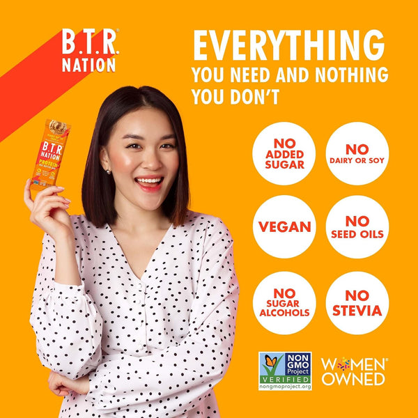 B.T.R Nation Vegan Keto Plant Based Protein Bars - 12 Count, Low Carb, Gluten Free, No Sugar Alcohols, Dairy, Soy