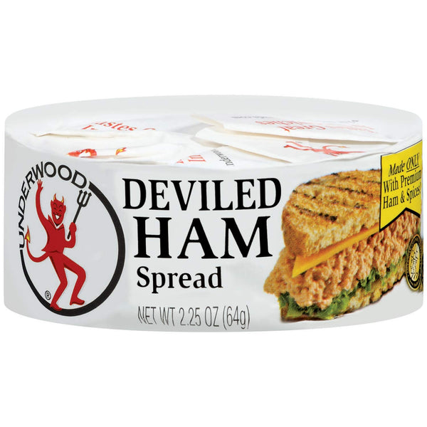 Underwood Deviled Ham Spread 4.25 Ounce 4 Pack Convenience Snacking