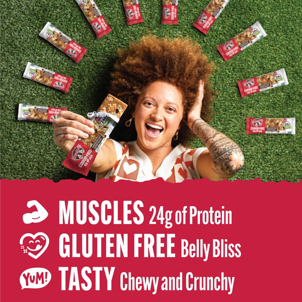 Lenny & Larry's Cookie-fied BIG BAR - Chocolate Chip Cookie Dough Vegan Protein Bars