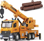 OANMYJJO Children Excavator Toy Metal DieCast Excavator Model，with Simulated Sound and lightdigger Toys，Excavator Toys for Boys 3-5 Year Old Gift