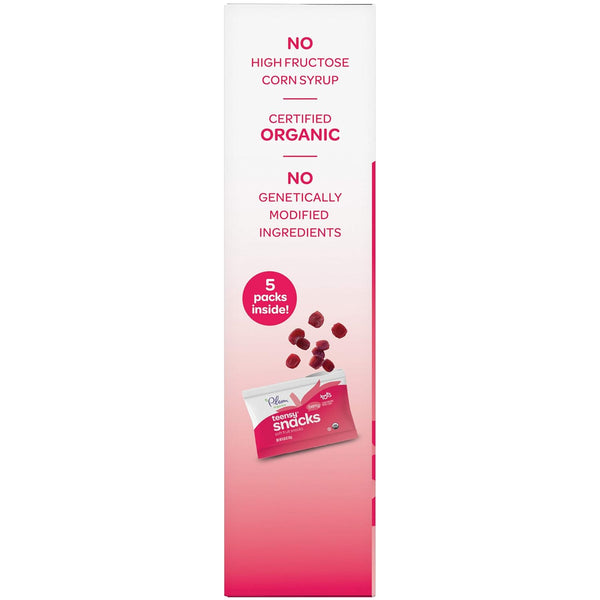 Plum Organics Teensy Snacks Soft Fruit Snacks - Mixed Berry - 0.35 oz Bags (Pack of 40) - Organic Toddler Food Fruit Snacks