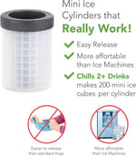 Tovolo mini ice cylinder squeeze and release set of 2, bpa-free plastic and silicone