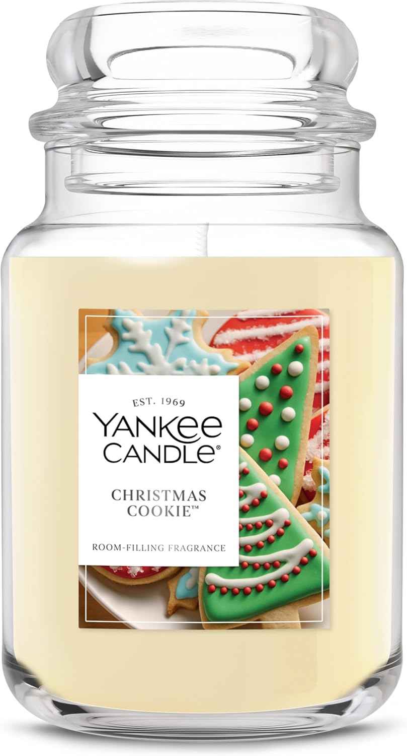 Yankee Candle Christmas Eve Scented Candle, 22oz Large Jar with up to 150 Hour Burn Time, Giftable, Holidays